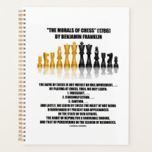 Morale des Schachs Benjamin Franklin Reflektives S