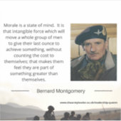 Morale ist ein Staat des Gedankenaufklebers Aufkleber (Vorderseite)