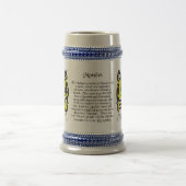 Morales-Familienwappen Stein Bierglas (Mittel)