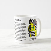 Morales-Familienwappen-Tasse Kaffeetasse (VorderseiteRechts)
