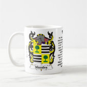 Morales-Familienwappen-Tasse Kaffeetasse (Links)