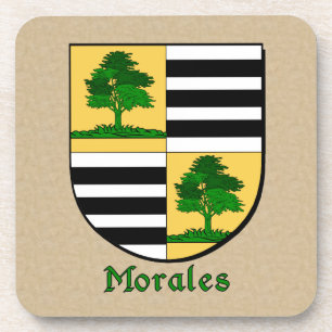 Morales Family Shield Getränkeuntersetzer