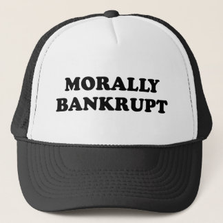 MORALISCH BANKROTTE Kappe
