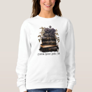 Moralisch Grauer Benutzerdefinierter Buchclub Sweatshirt