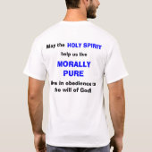 Moralische Reinheit T-Shirt (Rückseite)