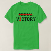 moralischer Sieg T-Shirt (Design vorne)