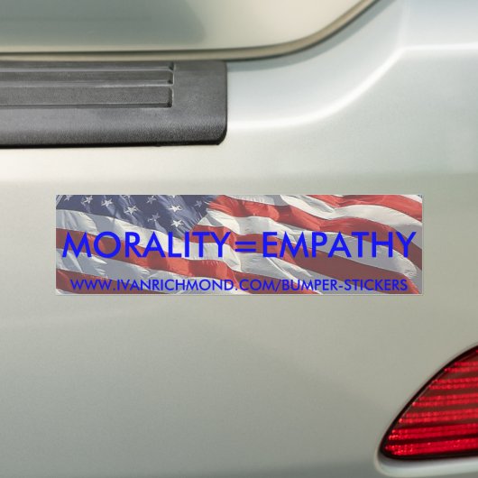 Morality=Empathy Autoaufkleber (Auf Auto)