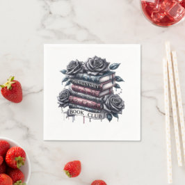 Morally Gray Book Club Napkins Serviette