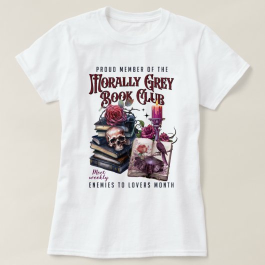 Morally Grey Book Club Museo Cantonale d'Arte T-Shirt (Design vorne)