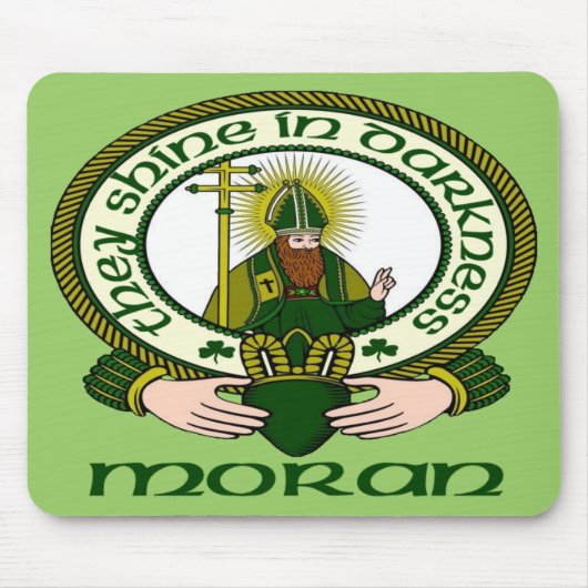 Moran Clan-Motto-Mausunterlage Mousepad (Vorne)