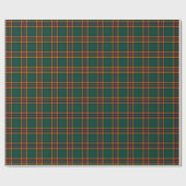 Moran Clan Tartan Irish Kariert Pattern Geschenkpapier (Flach)