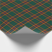 Moran Clan Tartan Irish Kariert Pattern Geschenkpapier (Ecke)
