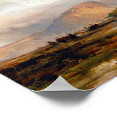 Moran Cliffs of Green River Painting Poster (Ecke)