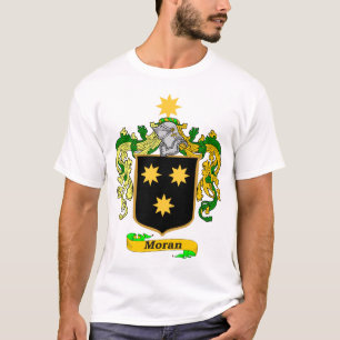 Moran Familien-(irisches) Wappen T - Shirt