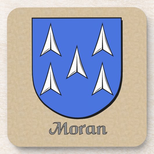 Moran Family Shield Untersetzer (Vorderseite)
