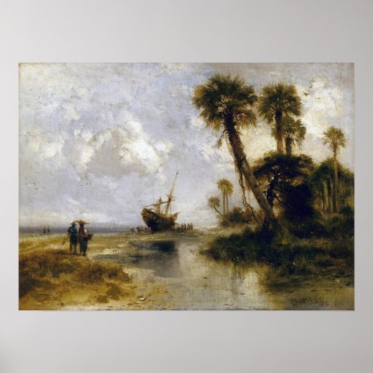 Moran - Fort George Island, Florida Poster (Vorne)