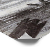 Moran - Gedecktes Fischerboot 1864 Poster (Ecke)