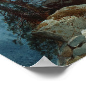 Moran Gipfel der Sierras Painting Poster (Ecke)