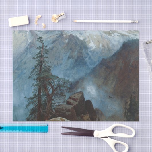 Moran Gipfel der Sierras Painting Seidenpapier (Handwerk)