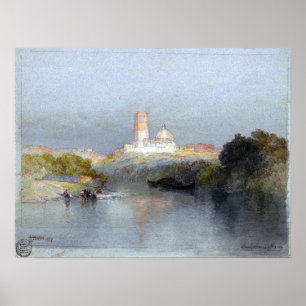 Moran - Hacienda, Lerma-Fluss San Juan Mexiko Poster