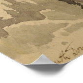 Moran - Halbkuppel Yosemite 1872 Poster (Ecke)