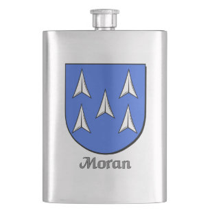 Moran Heraldic Shield Flachmann