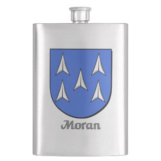 Moran Heraldic Shield Flachmann