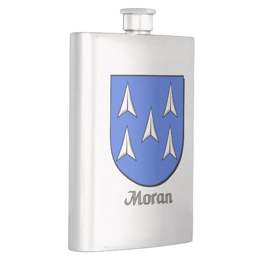 Moran Heraldic Shield Flachmann (Rechts)