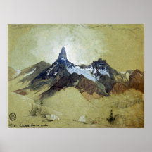 Moran - Index Peak Clark's Gabel Wyoming 1892