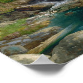 Moran - Mist in Kanab Canyon, Utah Poster (Ecke)