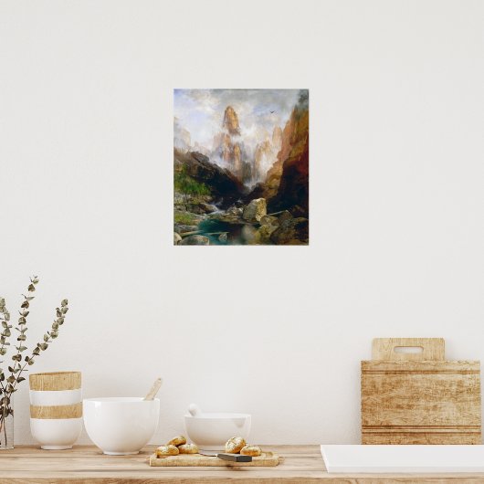 Moran - Mist in Kanab Canyon, Utah Poster (Küche)