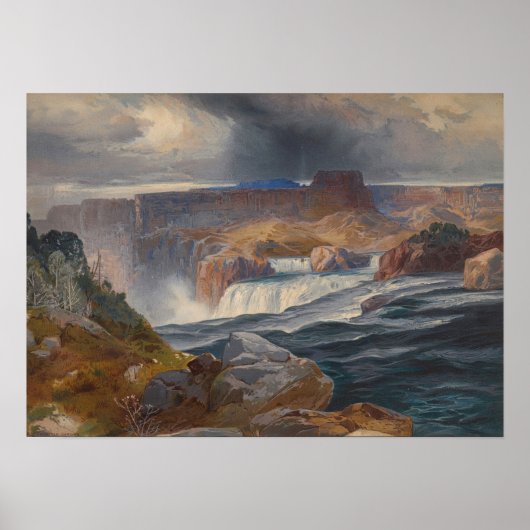 Moran - Shoshone Falls Idaho Poster (Vorne)