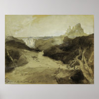 Moran - Study, Hagar und Ischmael in der Wüste 18.