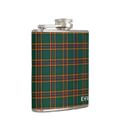 Moran Tartan Monogram Dark Green Kariert Flachmann (Rechts)
