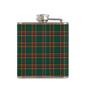 Moran Tartan Monogram Dark Green Kariert Flachmann (Rückseite)