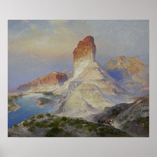 Moran - The Castle Rock Green River Wyoming Poster (Vorne)