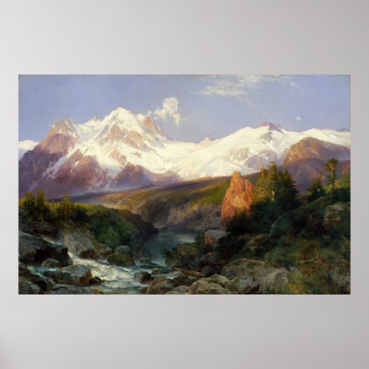 Moran - The Teton Range Poster (Vorne)