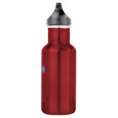 Moravian Star Line - Hellblau Edelstahlflasche (Rechts)