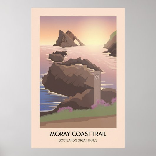 Moray Coast Trail Scotlands Great Trails Poster (Vorne)