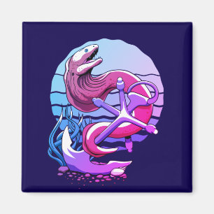 Moray Eel und Anchor Magnet