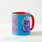 Moray Eel und Anchor und Oktopus Tasse (VorderseiteRechts)