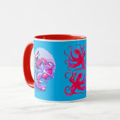 Moray Eel und Anchor und Oktopus Tasse (Vorderseite Links)