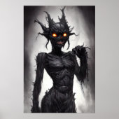Morbid bizarres Monsterporträt | Art der AI Poster (Vorne)