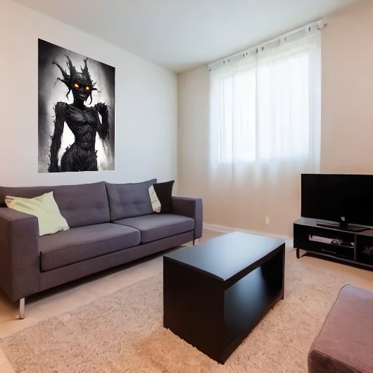 Morbid bizarres Monsterporträt | Art der AI Poster