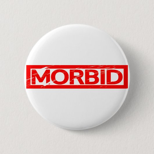 Morbid Briefmarke Button (Vorderseite)