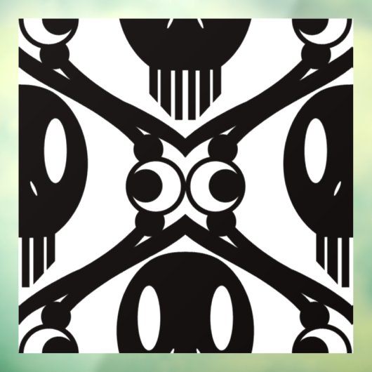 Morbid Faces Fensteraufkleber (Blatt 3)