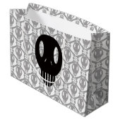 Morbid Faces Große Geschenktüte (Rückseite Schrägansicht)