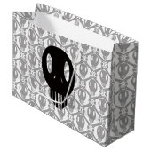 Morbid Faces Große Geschenktüte (Vorderseite Schrägansicht)