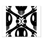 Morbid Faces Gummistempel (Prägung)