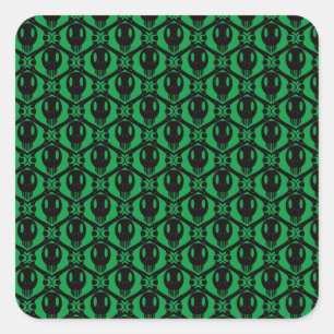 Morbid Faces Quadratischer Aufkleber